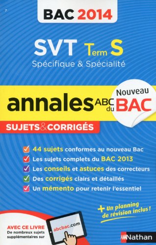Download ANNALES BAC 2014 SVT TS SPE + Download ANNALES BAC 2014 SVT TS SPE +