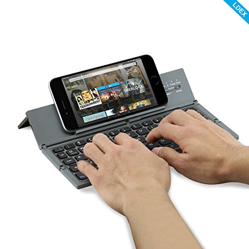 Wireless Mobile Bluetooth 3.0 Keyboard for iOS, Android, Windows PC, tablet and smartphone (lebenslange Garantie) - 6