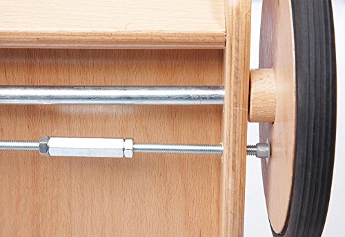 Pinolino 262604 - Lauflernwagen Jonas - Lauflernhilfe mit Gummibereifung, einstellbarem Bremssystem und Schiebegriff