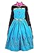 Produktbild La Senorita Elsa Frozen Kostüm Krönung Eiskönigin Kostüm Prinzessinnen kleid + Gratis Frozen Kette (Größe 2-3 Jahre - 92-98 (110))