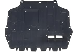 AUTOTEILE GOCHT Motorschutz Abdeckung Unterfahrschutz Mitte Polyethylen Kompatibel mit Audi A3 + Sportback Altea Skoda Octavia II + Combi VW Golf 5 + Variant 03->