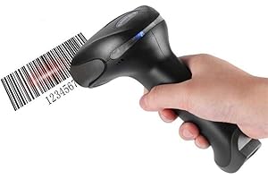 Gloriashoponline SCANNER WIRELESS LETTORE CODICE A BARRE PISTOLA BAR CODE 1D LASER WIFI