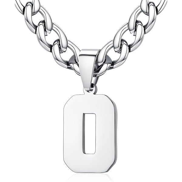 Collana con numero personalizzato in oro e argento