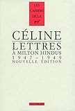 Image de Lettres à Milton Hindus: (1947-1949)