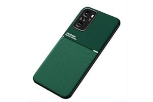 Kepuch Mowen Funda Case Carcasa Placa de Metal Incorporada para Xiaomi Redmi Note 10 4G/Xiaomi Redmi Note 10S - Verde