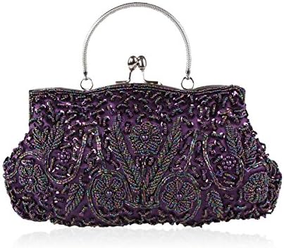 ON SALE! LadyGirl Vogue Simple Party Clutch Bag, Prom Evening Handbag, Gift Ideas--Colors Various, Price/Piece, - purple, One Size