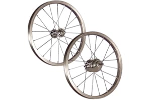 Taylor-Wheels Ensemble Roues vélo 16 Pouces Aluminium rétropédalage Argent