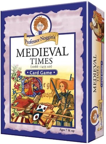Professor Noggin's Medieval Times - A Educational Trivia Based Card Game For Kids
