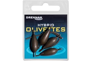 Drennan Hybrid Olivettes - 0.5g to 1.75g 5 Per Pack and 2.0g to 4.0g 4 Per Pack