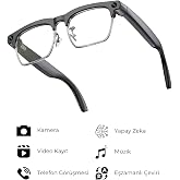 DVYEN G3 Akıllı Kamera G&ouml;zl&uuml;ğ&uuml; Bluetooth M&uuml;zik Dinleme Fotoğraf Video Kaydı AI &Ccedil;eviri Yapay Zeka G&ouml;zl&uuml;k_Silver