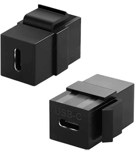 XMSJSIY Adattatore Per Pannello USB B A USB A Keystone Insert Presa Senza Saldatura Connettore Usb