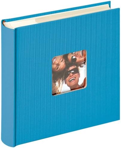 walther Design Photo Album Ocean Blue 200 Photos 10 x 15 cm Memo Album with Punched Cover, Fun ME-110-U