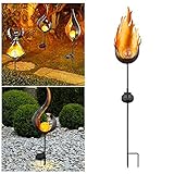 Material: Eisen, LED-Licht. Polysilizium-Solarpanel: 2 V / 35 mA. IP44 wasserdichte Solarwegleuchte. Entworfen mit hellem warmweißem LED-Licht, das für Augen sicherer ist. Die gute Qualität dieser Solarleuchten macht sie zuverlässig und gefahrlos in der Leistung.