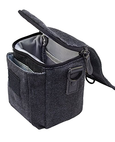 MegaGear   Ultra Light   Camera Case Sac noir pour Canon SX50 HS  Canon Powershot SX520 HS  Sx510 HS  Sx500  Nikon B500  1 S1  Nikon 1 J3  Canon PowerShot SX400 IS  Nikon P7800  Nikon L820  L830  Panasonic FZ200  Sony H200  Sony nex-3n  Sony Nex-5R  Sony A5000  Sony A5100 with 18-55 Lens  Fuji s8200