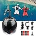 Produktbild TAOtTAO Erweiterungsadapter für DJI Osmo Pocket Gimbal Fallschirmspringen/Bungee Jumping/Hang Glidi Handheld-Stabilisator-Gleithelm-Set