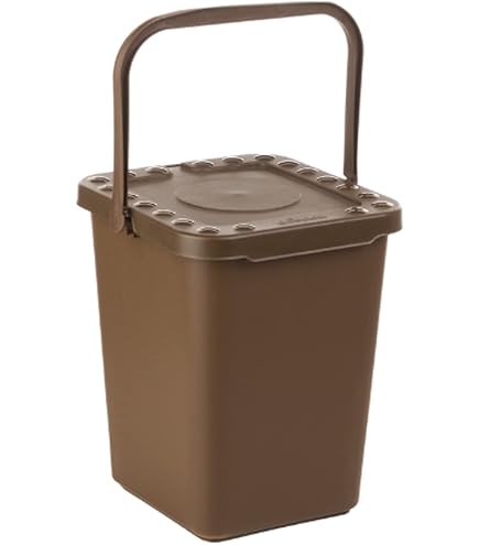 ECP35 EcoPlus Set mit 3 geschlossenen Mülleimern für Mülltrennung, umweltfreundlich, 35 Liter
