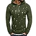 Produktbild Togel Herren Herbst Winter Solide Ripped Loch Pullover Gestrickter Hoodie Pullover Bluse Top schwarzer Pullover herren weihnachtspullover männer pullover strickjacke pulli sweatshirt