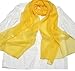 Weekend_PS Autumn new mulberry silk scarf Pure color silk scarves Hangzhou silk gift yellow