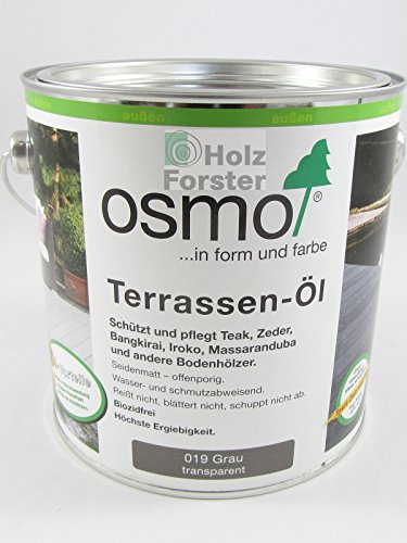 OSMO Terrassen-Öl Grau (019) 2,5 Liter