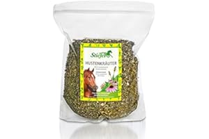 Stiefel Herbes à toux avec herbes naturelles sélectionnées de qualité supérieure pour la toux, le bronchie et les problèmes respiratoires chez les chevaux - Sachet de 1 kg