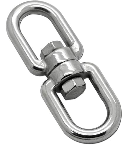 3 Pezzi 50-cm = 0,5 Metri Catena Di Prolunga In Acciaio Inox Di 3 Mm Di Spessore Carico Di Rottura Max 350 Kg Con Grillo Connettori A Vite In V4A Set - Foto 4