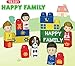 Produktbild Tutor Blocks Magnetbausteine Serie 301 Happy Family Kleinkind Magnetbausteine Lernbausteine Babyspielzeug Motorikspielzeug ab 6 Monate