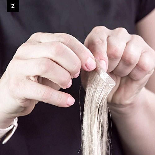 ELEGANCE-HAIR® Tape Extensions Klebeband Rolle – EXTRA STARK – Doppelseitig Transparent 2,7m Lang & 12mm Breit für Haarverlängerung Zweithaar - 3