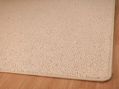 Natur Wolle Teppich Berber Malta Beige in 24 Größen, Größe:300×300 cm - 4