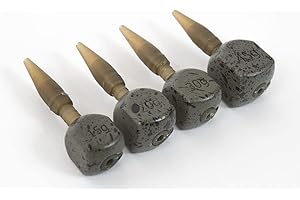 PRESTON INNOVATIONS Preston Inline Fishing Weight Cube, Braun, Blei, 1 Stück