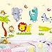 Produktbild MiniWall Kindergarten Wände und Tapeten die Plakate Kinderzimmer Kinder Zimmer Cartoon Tiere können die Wand Stickerseries L) WD 6003, Max.