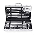 Produktbild Pinty 19 teilig Barbecue Grillbesteck Koffer Edelstahl BBQ Grill Zubehör Set Grillbesteck Set im Aluminium für Outdoor Camping Garten mit Alu Koffer