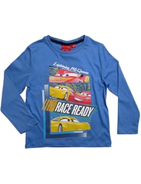 Disney Cars 3 Kollektion 2017 Langarmshirt 92 98 104 110 116 122 128 Shirt Cruz Ramirez Lightning McQueen Blau