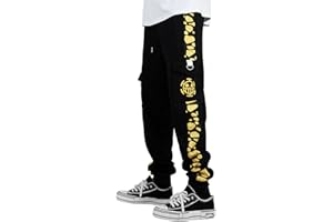 Gonriya Anime Characters Sweatpants Joggers Pants Pants Pants Luffy Anime Hip Hop Trousers Cosplay for Adult Unisex