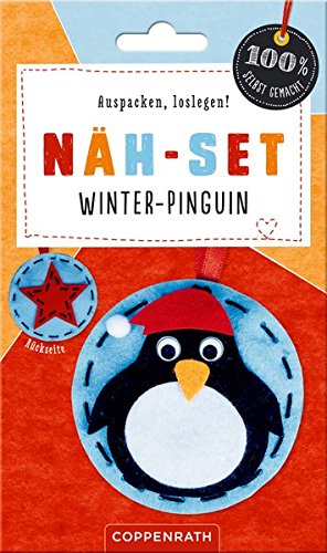 Preisvergleich Produktbild Näh-Set: Filzanhänger Schneemann (100% selbst gemacht)