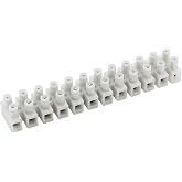 Lumonic 5x luster terminal for wire sizes 2.5-4mm&sup2; I For up to 5 amps and 380 volts I Gloss terminals in a row of 12 copper c
