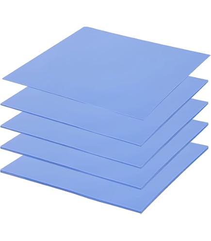 Outus 30 Pièces Tampon Thermique En Silicone 67 X 20 Mm Tampon En Silicone Thermoconducteur Réutilisable Chaque Épaisseur 0,5/1/ 1,5 Mm Lot De 10 Pièces