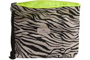 MY WANDER - Neceser Cabiedes - Neceser Mujer Pequeño de Algodón con Forro Impermeable, Neceser Bolsa de Aseo, Estuche Maquillaje, Cremallera Fluor para Colgar Tela Efecto Desgastado | 20x28x6 cm