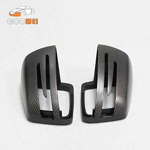 Matt black carbon 1:1Replacement Carbon Fiber rearview mirror cover for A B C E S CLS GLK Class W176 W246 W204 W212 W221 X204 C218