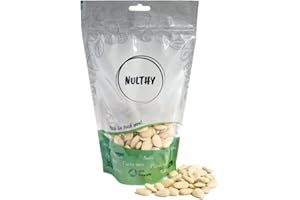 NULTHY - 500gr Almendra Sin Piel Natural - Almendra Repelada BIO - Frutos Secos Naturales - Frutos Secos BIO - Cultivo Ecológico - Sin Gluten - Vegano