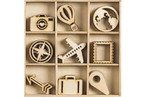 KNORR prandell - Set di 45 decorazioni da viaggio