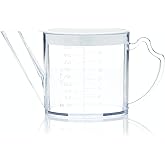 KitchenCraft Gravy Fat Separator Jug, Plastic,Transparent/White,5 ml