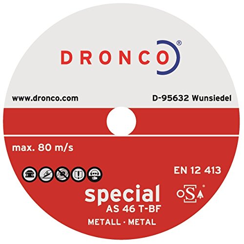 Mini-Schleifscheibe , Schruppscheibe 76 x 6 x 10 , Dronco