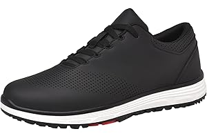 PENXZT Golf Shoes for Men Waterproof Extra Wide Fit Casual Sneakers Non Slip Breathable Spikeless Trainers for Golf Training