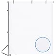 Neewer Tessuto diffusore senza cuciture, in nylon, bianco, 1,8 m x 1,5 m, per fotografia con softbox, tenda e modificatori de