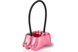 BOLORAMO Climbing Abseiling Belay Device,25KN ATC Belay Device ATC Protector ATC Descender Aluminum V-grooved Rock Climbing Belay Device Portable Sturdy for Rock Climb,Caving,Exploring