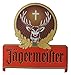Produktbild Jägermeister Scheiben Aufkleber 19,5 x 18,3 cm - beitseitig Sichtbar