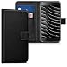 Produktbild kwmobile Hülle für Blackberry DTEK60 - Wallet Case Handy Schutzhülle Kunstleder - Handycover Klapphülle mit Kartenfach und Ständer Schwarz