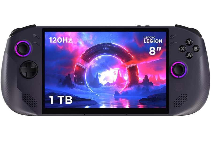 Lenovo Legion Go S Gaming Console | 8 Inch WUXGA Display | AMD Ryzen Z2 Go | 16GB RAM | 1TB SSD | AMD Radeon Graphics | SteamOS | Nebula Nocturne Black