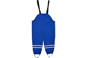 ERZU - Pantaloni impermeabili da pioggia per bambini e ragazze