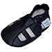 Soft Leather Baby sandal shoes boys or girls with Suede Soles by Dotty Fish with Suede Soles. Navy - 6-12 months